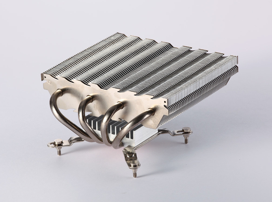 Anodizing / Passiviation Copper Pipe Heat Sink For Improved Heat Dissipation