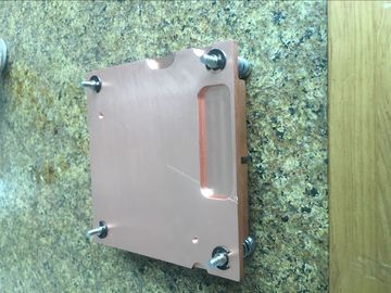 Skived OEM Brass Heatsink, Skiving Fin Heat Sink Copper Cu1100 CNC Copper Block Heatsink