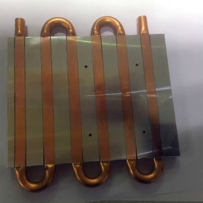6061 Alu Cold Plate Heat Sink Stamped Passivation Surface Treatment